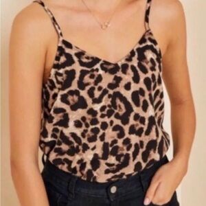 Wild Elegance Leopard Cami Top